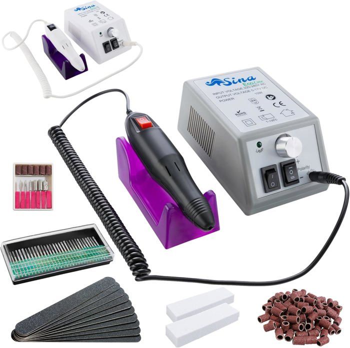 Sina kit ponceuse prof electrique manucure