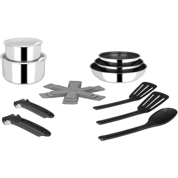 SITRAM 714644 - Batterie 15 pièces - Tous feux dont induction - Inox