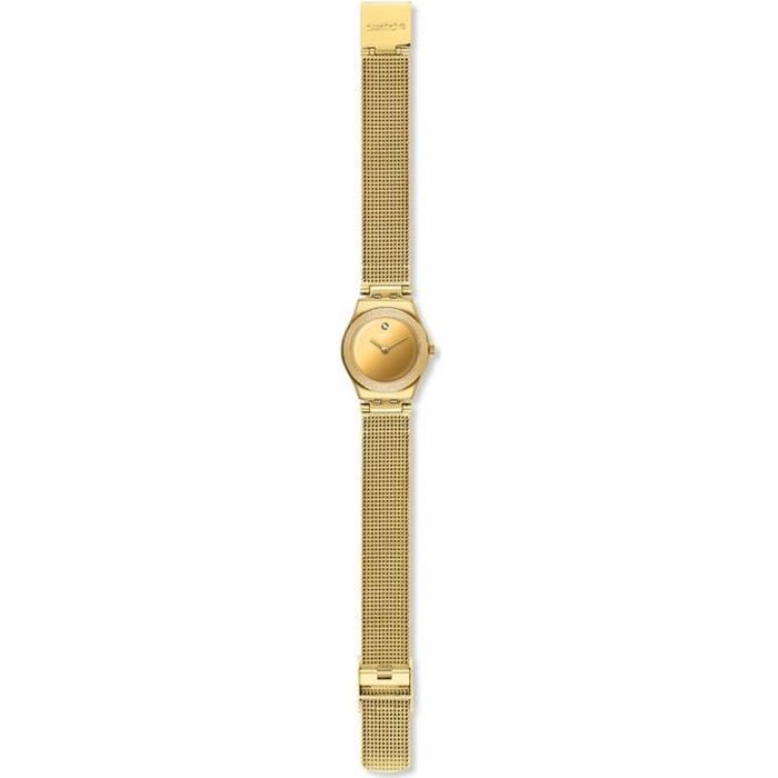 Bracelet acier femme - SWATCH - Montre Swatch femme Luminescent Sand - Couleur de la matière:Jaune