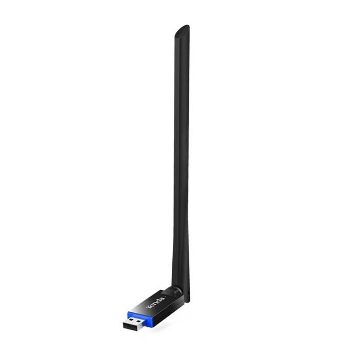 Clé WiFi dual band AC 650mbps 6dBi antenne - Tenda U10, Adaptateur USB wifi, MU-MIMO, win7/8/8.1/10/xp, plug&play