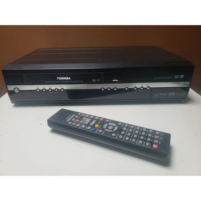 Combine Magnetoscope Toshiba D-Vr50 Lecteur Graveur Dvd Enregistreur Transfert K7 Vhs Hifi + Tel
