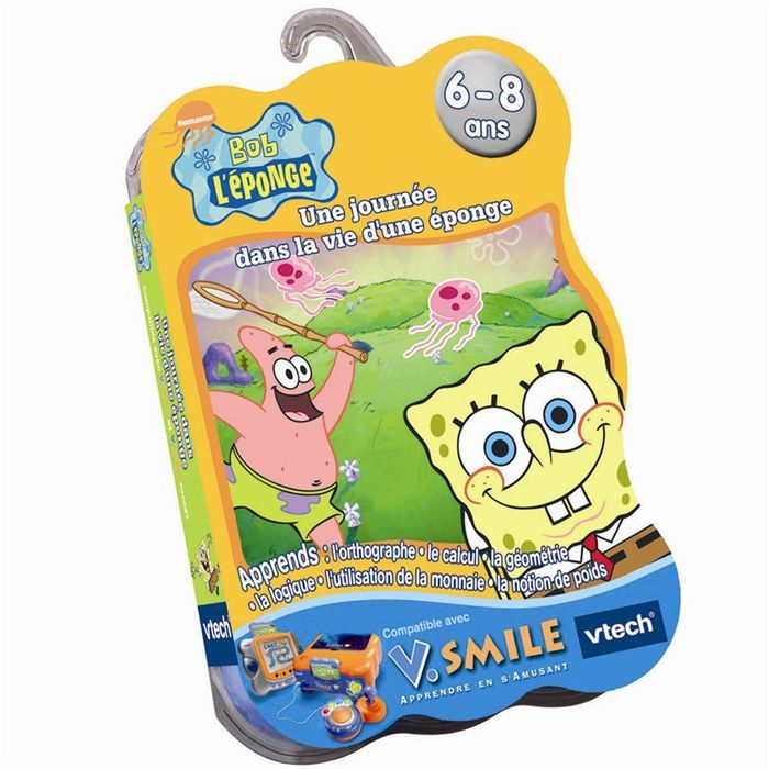 Jeu VSmile Bob l'Eponge Vtech