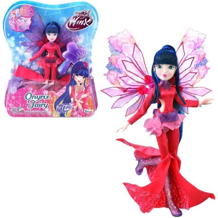 Musa - Onyrix Fairy Poupée - Winx Club - World of Winx - Robe Magique - 28 cm