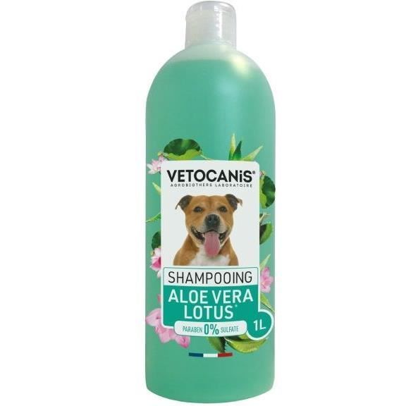 Comparer les prix de Shampoing - VETOCANIS - BIO000649 - Doux - Aloe Vera Lotus - Chien - 1L