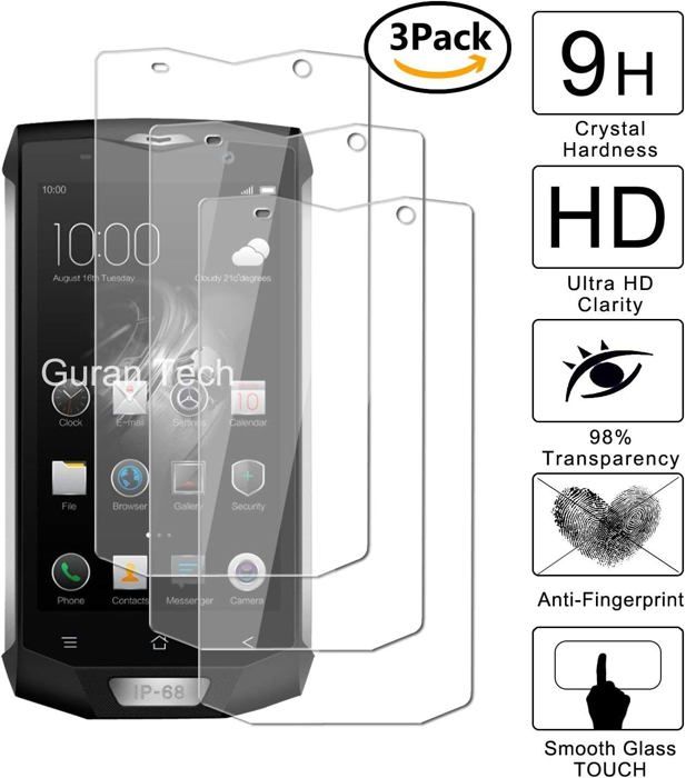 Brotect AirGlass Pellicola Protettiva In Vetro Ibrido Per Blackview BV8000 Pro – Durezza 9H, Anti-impronta, Made In Germany