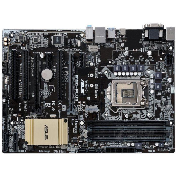 Carte mère ASUS B150-PLUS Intel B150 LGA 1151 4xDDR4 64GB ATX - Asus