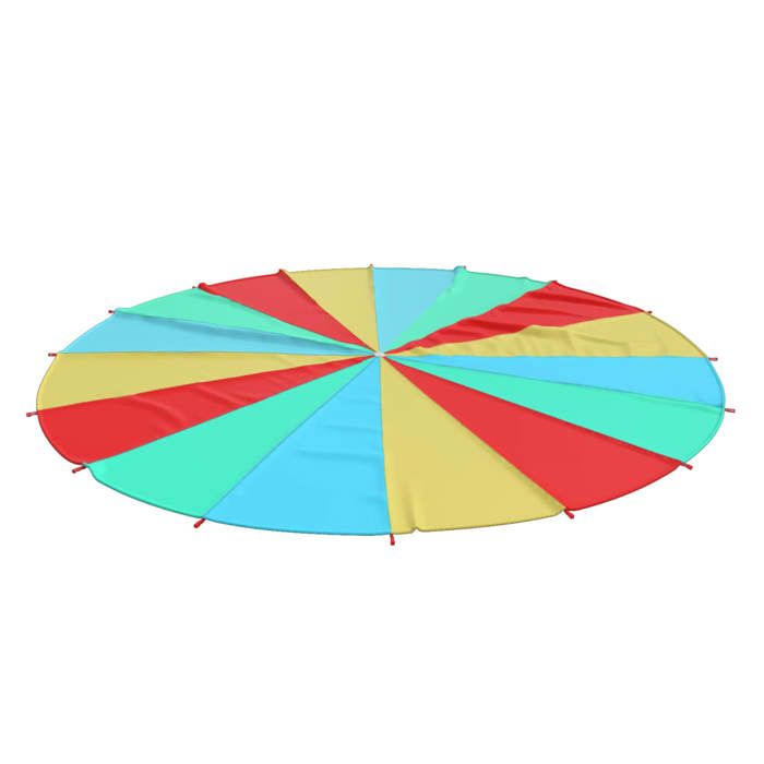 Parachute Jeu Enfants 300 Cm - Jeu De Groupe Intérieur/extérieur, Avec 20 Balles, Pour écoles Et Anniversaires