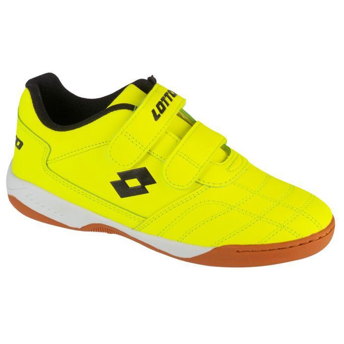 Chaussures de foot en salle pour un garçon - Jaune - Lotto Pacer K Chaussures de foot en salle pour un garçon - Jaune - Lotto Pacer K