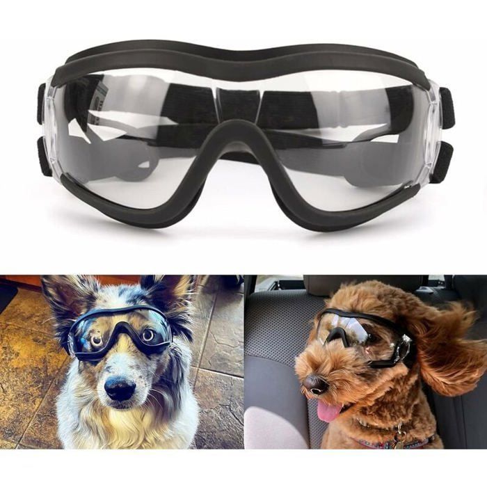 Meilleurs prix pour Lunettes de Soleil pour Chien Protection Oculaire Impermable et Coupe-Vent pour Animaux de Grande Taille