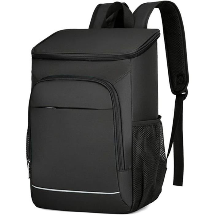 Sac à Dos Isotherme 30L – Glacière étanche à 2 étages – Pour Pique-nique, Camping, Plage, Randonnée – Compartiments Multiples