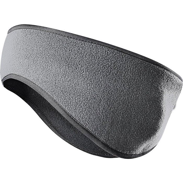Cache-oreilles pour hommes femmes et enfants – Couvre-chefs dhiver pour la course à pied le vélo et le ski par temps froid gris