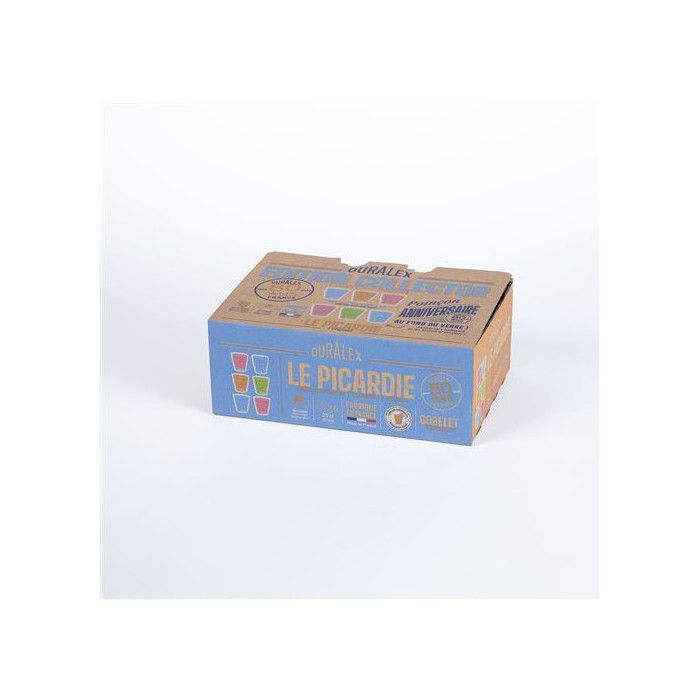 Picardie Multi-Teinte Gobelet 25 cl Picardie Multicolor Tumbler 25CL (2xrose 2xmarine 1 vermeil 1 vert)