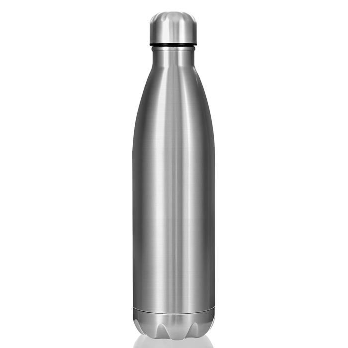 Gourde isotherme 1l isolation en acier  - BEARWIN -  inoxydable étanche facile à nettoyer portable convient aux voyages et au sport