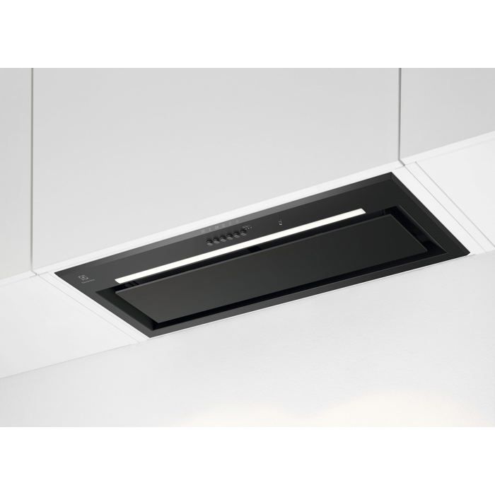Hotte Electrolux LFG818K – 650 m³/h, Montée au Mur, Aluminium - vue 1