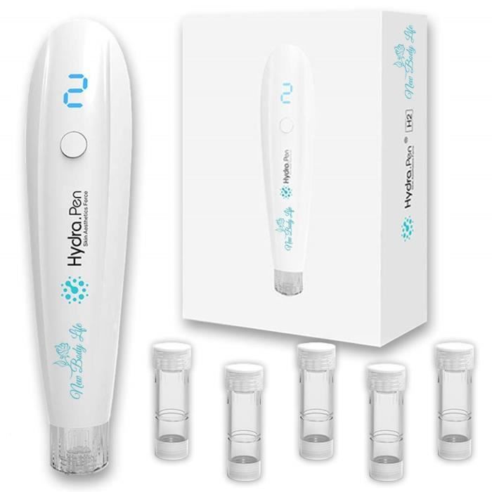 Rouleau De Microneedling Hydra-Outil En Titane 1.00mm - Pour Visage Et Corps - Option Applicateur Sérum