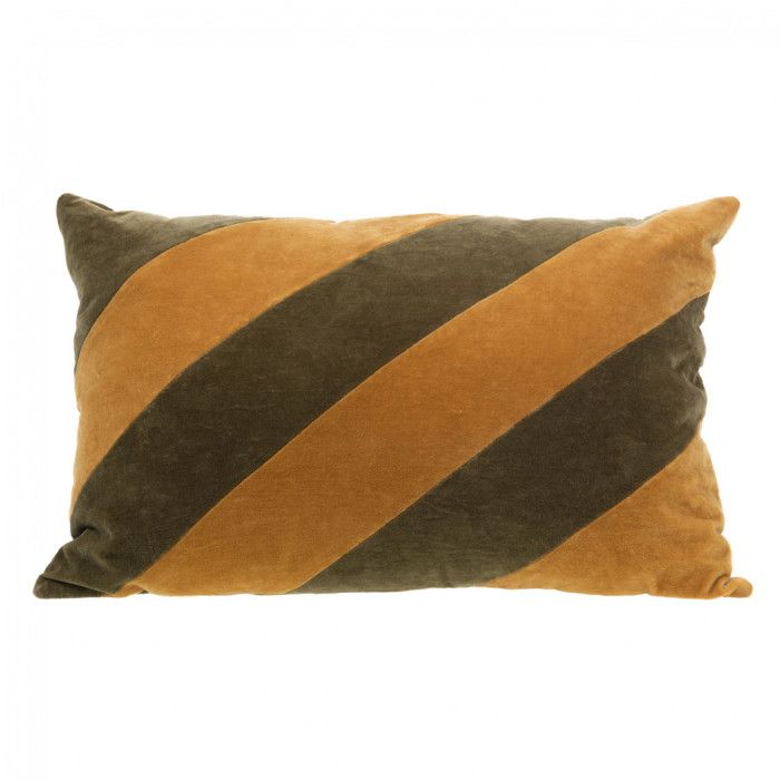 Coussin bande trio Kaki 40x60 cm - Amadeus Coussin bande trio Kaki 40x60 cm - Amadeus