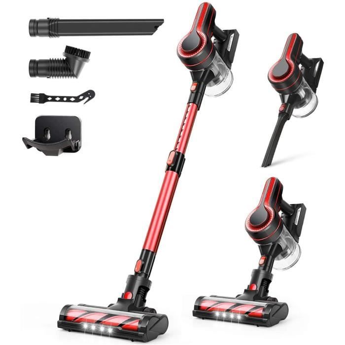 APOSEN Aspirapolvere Cordless 4in1 Stick, 24000Pa Forte Aspirazione 250W  Potente Motor Brushless, 1.2L Super-Capacità H250 - Cdiscount Electroménager