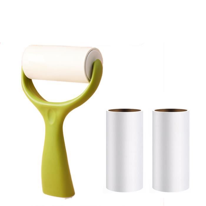 Ensemble de rouleaux antipeluches, 1 manches et 3 rouleaux de 60