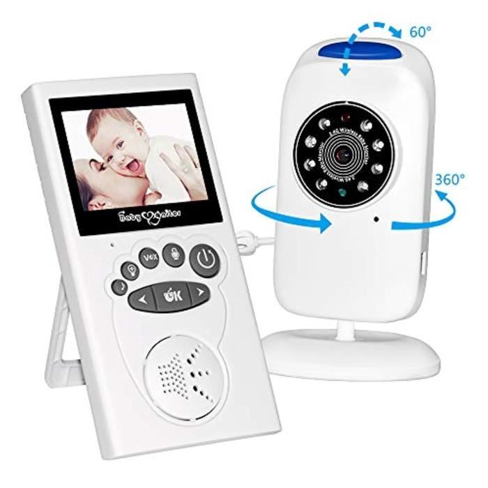 Detecteur De Mouvement Bebe F414l Moniteur Avec Camera Et Audio Moniteur Video De 4 3 Pouces Avec Version Nuit Infrarouge Conversa Achat Vente Ecoute Bebe Cdiscount