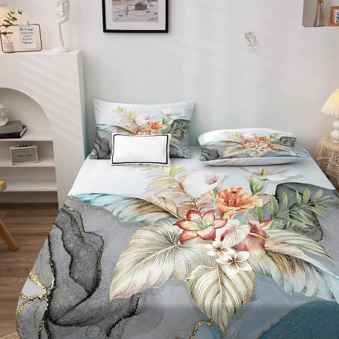 Drap Housse 140x200 Dragon Chinoise - Protege Matelas Japonaise