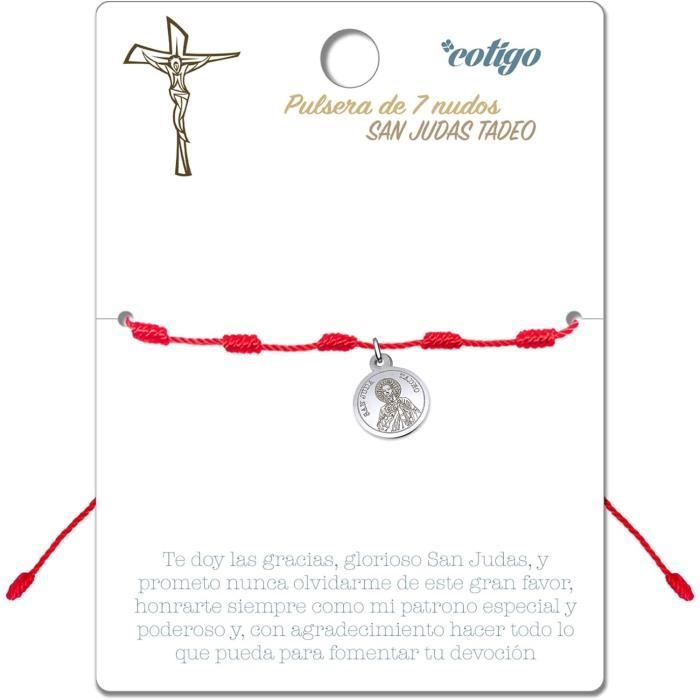 Lot De 10 Bracelets Porte-bonheur Rouge - 7 Nœuds, Fil De Coton, Symbole De Chance Et Protection