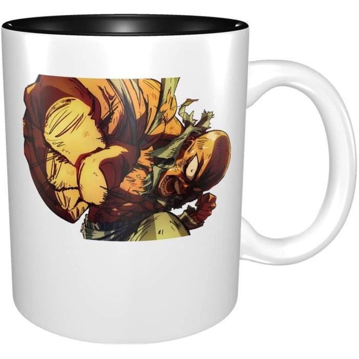 Mug-Tasse en céramique feuille de palmier noir blanc tasse à café drôle