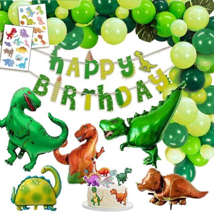 DECORATION ANNIVERSAIRE DINOSAURE 4 Ans Vaisselle Anniversaire Dinosaure 405318186084