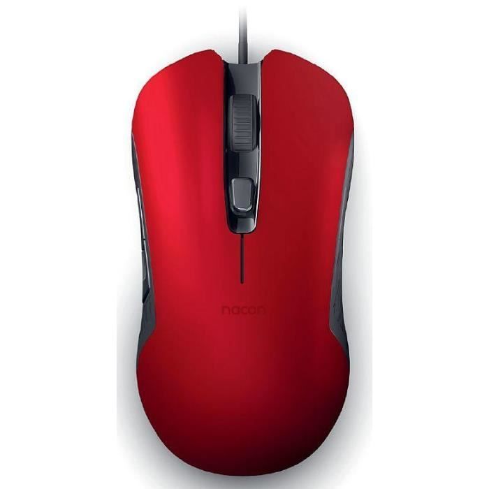 Souris - NACON - OPTICAL GAMING MOUSE 110 - Rouge - Optique - Gaming