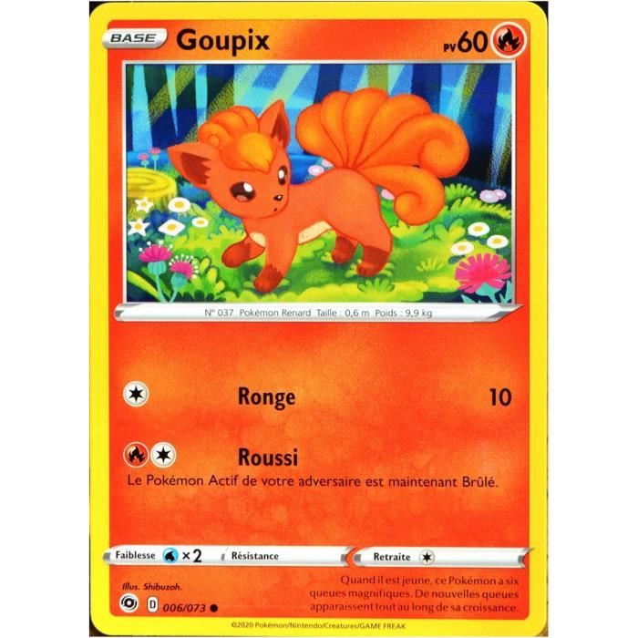 Carte Pokemon 006 073 Goupix Eb3 5 La Voie Du Maitre Neuf Fr Cdiscount Jeux Jouets