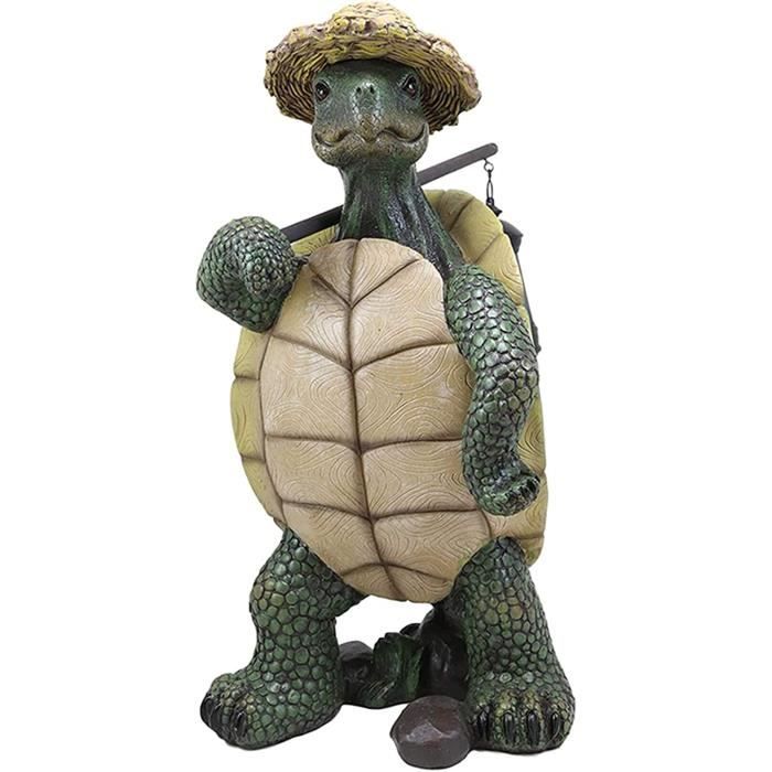 Voarge Lampe Solaire Jardin Tortue Avec Succulentes & 7 LED – Décoration Extérieur Mignon Pour Terrasse, Balcon, Maman