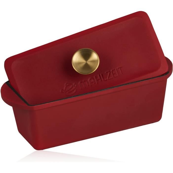 Cocotte Fonte Émaillée ELO 5L Rouge Cerise - Compatible Tous Feux Et Four