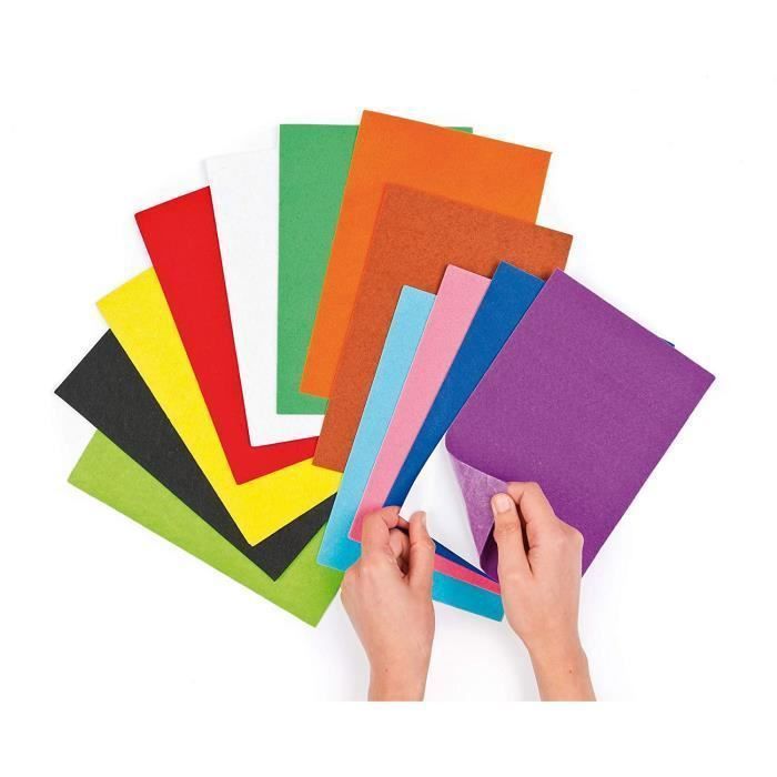 5 FEUILLES DE FEUTRINE DE 30 X 45 CM - POTIRON