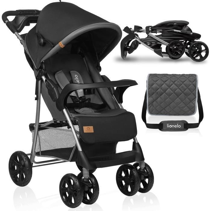 lionelo Poussette compacte Julie One Black