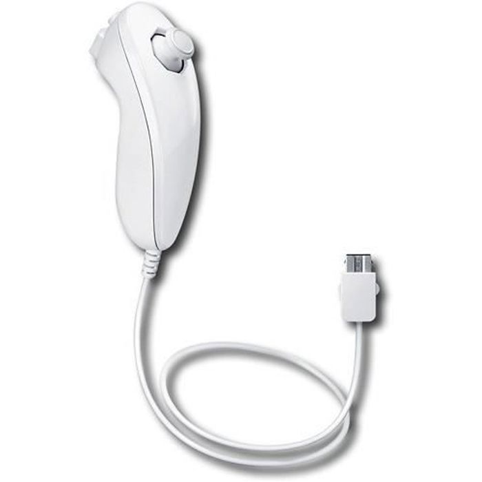 Nintendo Wii Nunchuck Blanc - Console salon - Nintendo - Sans fil - Secteur