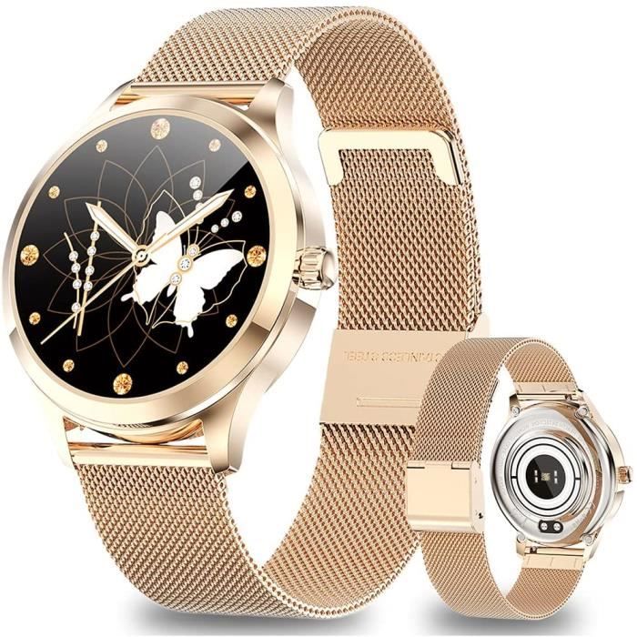ANMI Smartwatch Montre Connectée Femmes avec Fonction Féminine Smartwatch Sport