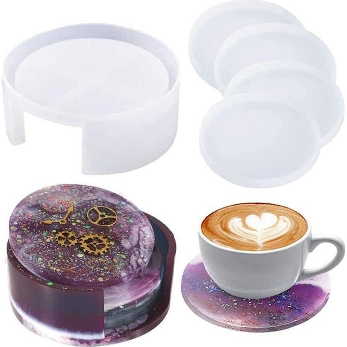 Lot De 20 Dessous De Verre LED Ronds Pour Bouteilles - 5 Couleurs, 3 Modes (clignotant, Fixe) - Diamètre 6 Cm, Piles Incluses - 5