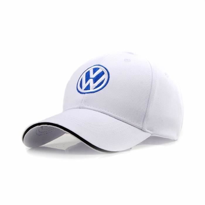 Casquette,Casquette de Baseball brodée à la mode pour VW,logo de voiture,en  langue de canard,chapeau de course pour - Type WHITE - Cdiscount  Prêt-à-Porter