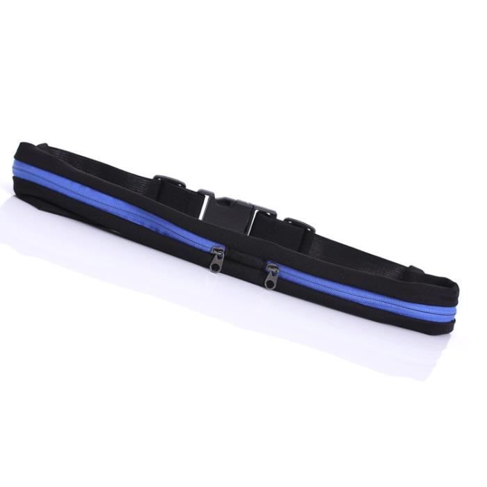 Ceinture De Course Alyvisun - 3 Poches, Imperméable, Compatible Jusqu'à 7,5 Pouces, élastique 55-120cm, Bandes Réfléchissantes - Pour IPhone 17/16/15/14/13, Etc.