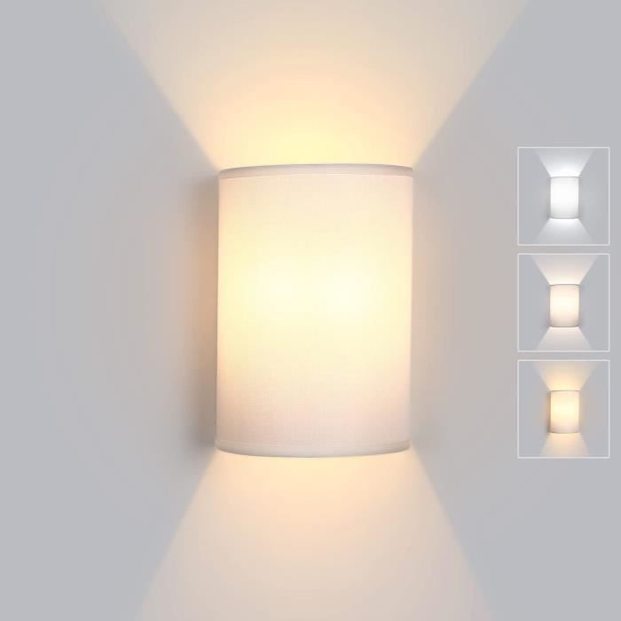 Applique Murale LED Lightess 10W – 3 Températures Couleur – Moderne Gauche – Chambre, Couloir, Bureau