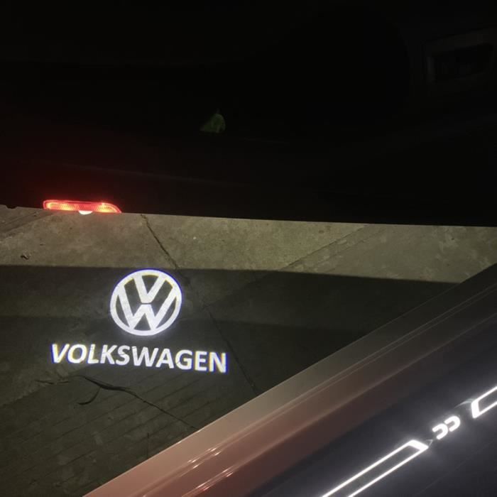 Kit 2 Projecteurs LED Logo Pour éclairage De Portière Voiture - Tuning - Projection HD Au Sol - Neuf Générique