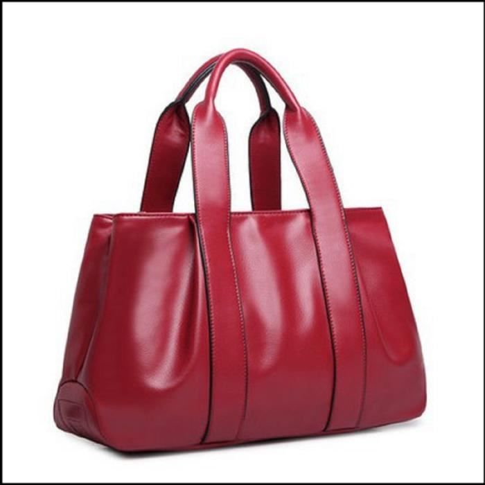 sac rouge luxe