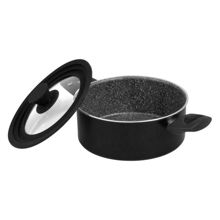 Fagor Maxima Casserole à Induction 20 Cm, Couvercle En Verre, Aluminium