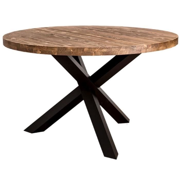 Casa Padrino Table De Salle A Manger Style Campagnard Marron