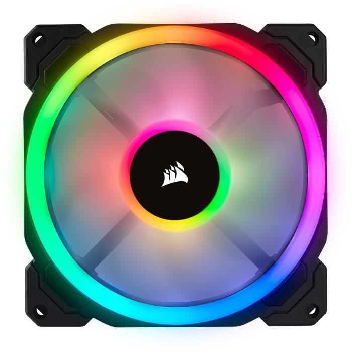 CORSAIR Ventilateur LL140  RGB – Diamètre 140mm – LED RGB – Extension Pack (CO-9050073-WW)