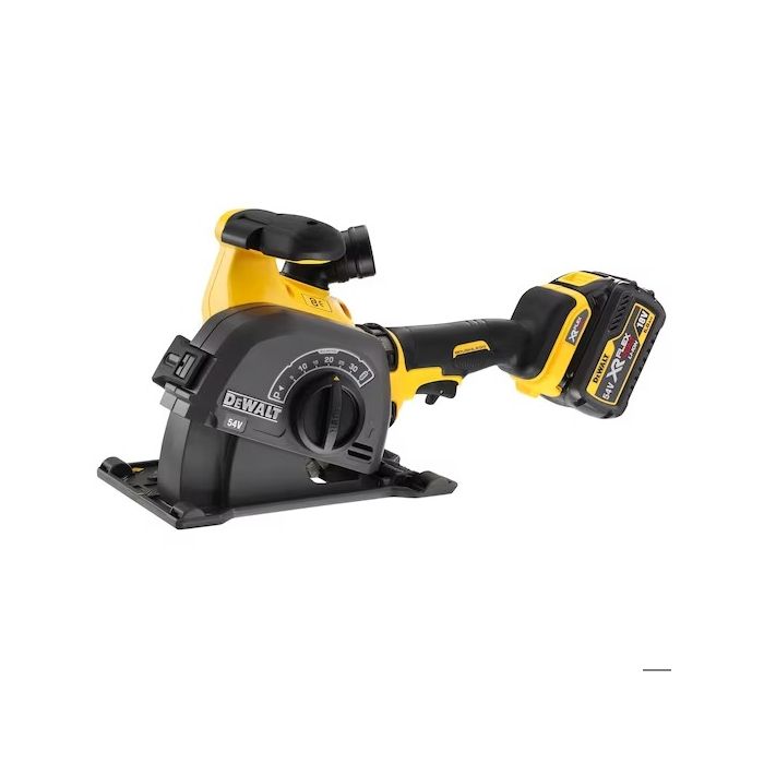DeWalt Rainureuse à béton XR Flexvolt 54V 2x2Ah Li Ion Brushless 125 mm avec coffret TSTAK