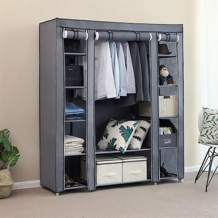 jusqu'à 27% Armoire de rangement portable avec housse anti-poussière jusqu'à 27% Armoire de rangement portable avec housse anti-poussière