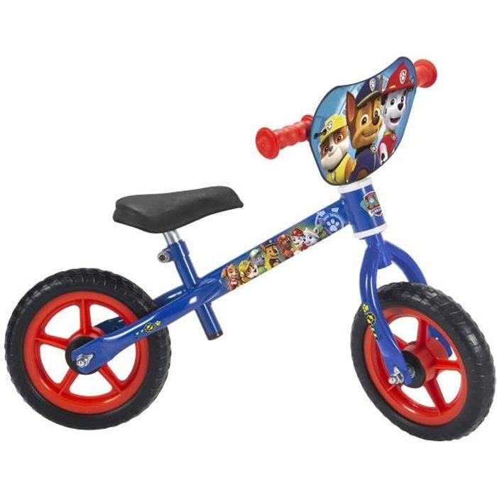 Draisienne Pat Patrouille cadre acier bleu Cdiscount Jeux Jouets