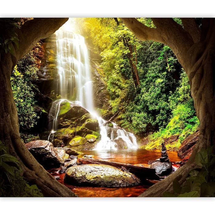Papier Peint - Over the Waterfall 384x260cm - Intissé main image 1