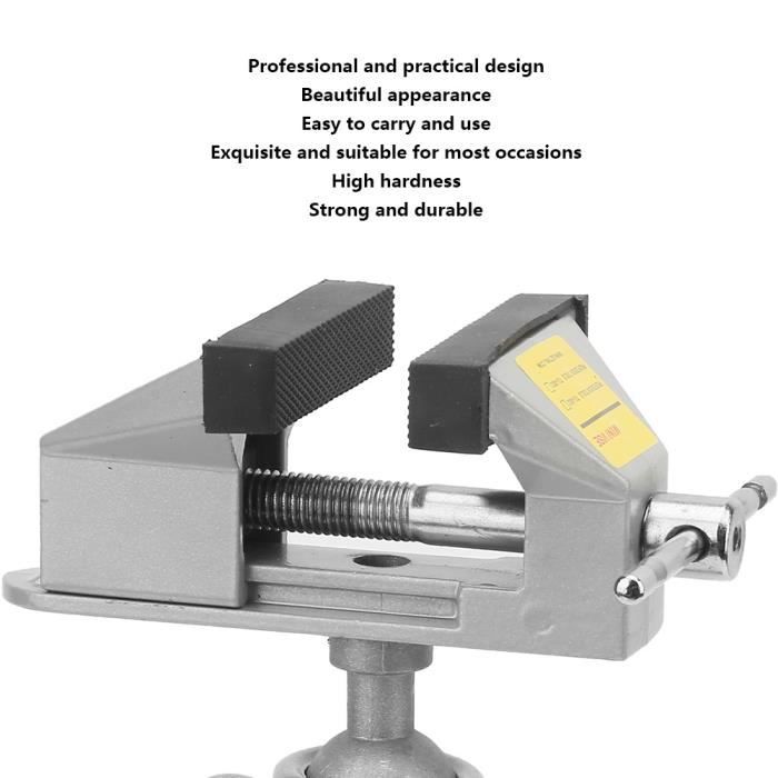 Étau Rapide 68 Mm En Alliage Aluminium - Ouverture Max 68 Mm, Poids 376 G - Pour Atelier Et Bricolage
