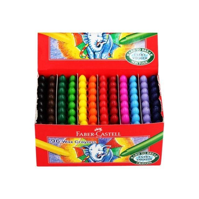 Faber Castell Crayon Cire Couleurs Assorties 11 Mm Pack De 96 Achat Vente Crayon De Couleur Faber Castell Crayon Cdiscount